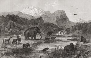 Pliocene Landscape by English School